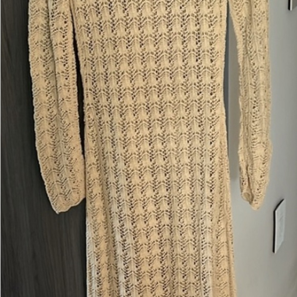 NWT RUMORED Ventura Crochet Maxi Dress - Picture 3 of 10